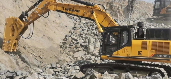 High Abrasive Excavator Hydraulic Breaker RM125 Top Type Rock Stone Splitter